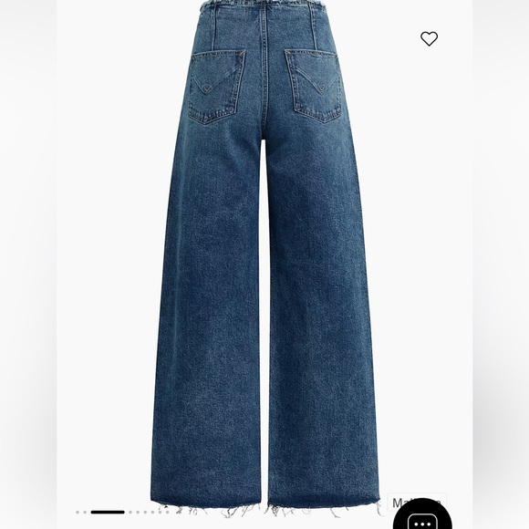 Hudson James High Rose Dart Wide Leg - Picture 3 of 7